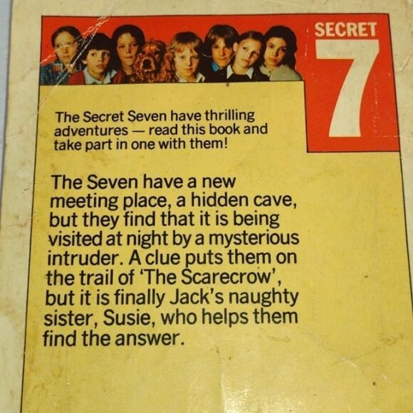 Two Vintage Secret 7 Softcover Books by Enid Blyton 1980/1981‎ - Picture 5 of 12